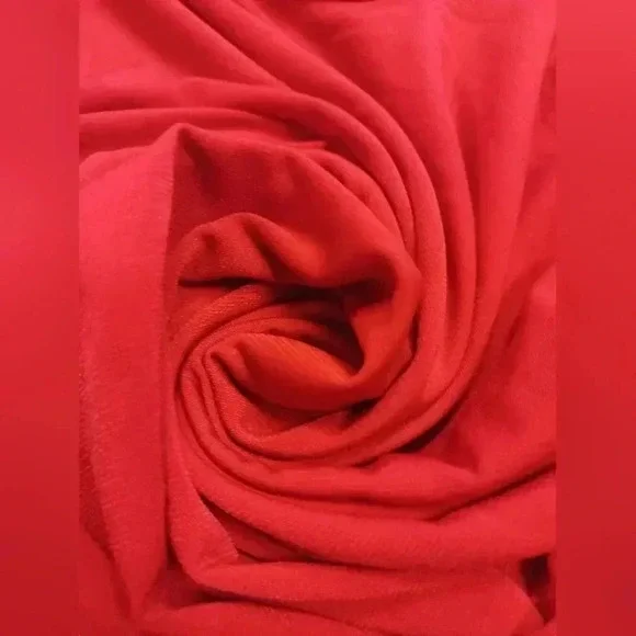 Notations NWT Blouse Red Gold Grommet Stretch Size  PM - Picture 7 of 10